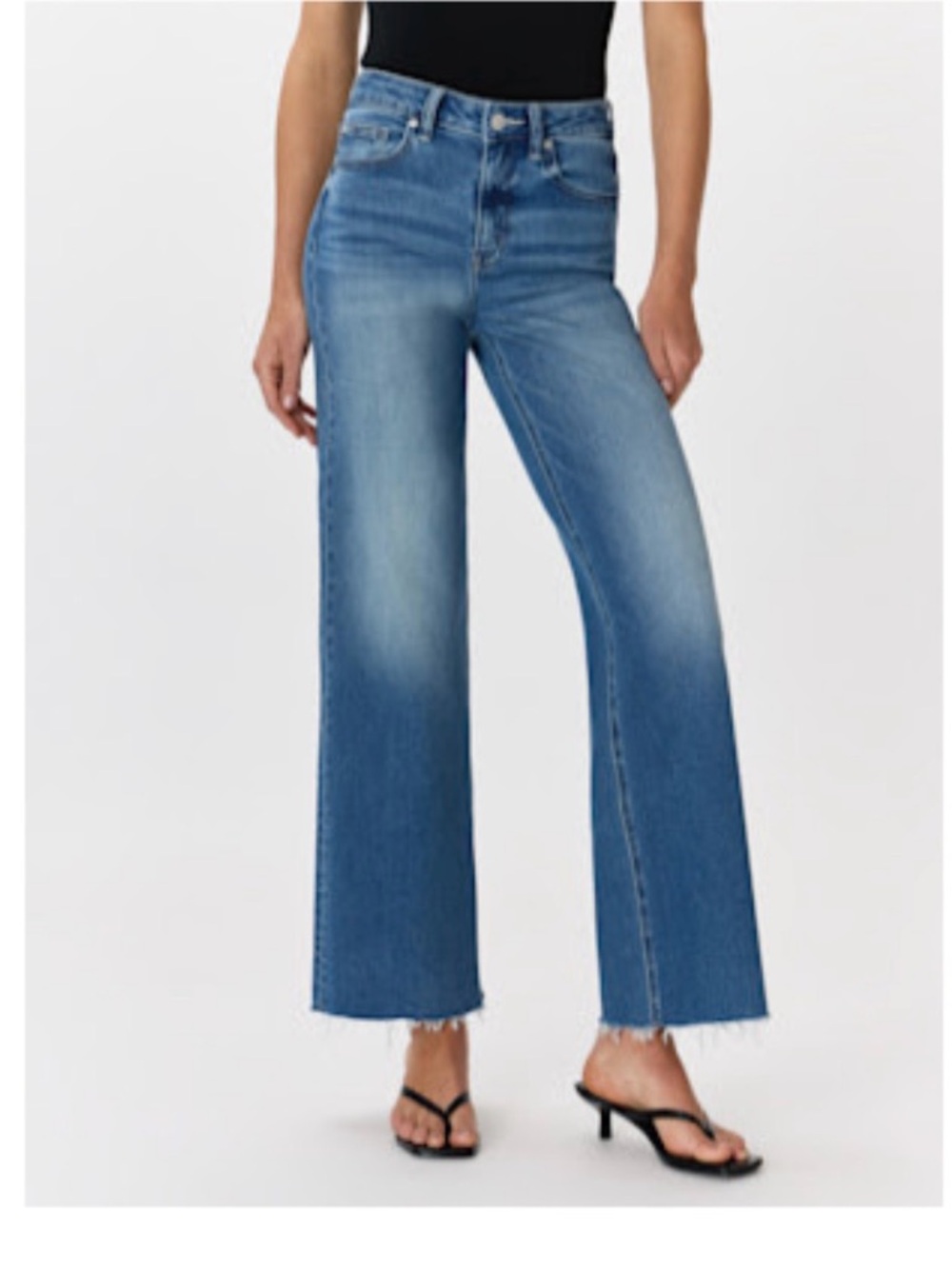 Quince Bella Stretch Wide Leg Jeans like new